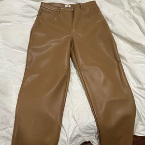 aritzia melina leather pants